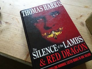 First Edition Thomas Harris Silence Of The Lambs & Red Dragon Combined Hardback