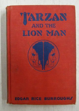 1934 Tarzan And The Lion Man Edgar Rice Burroughs Inc.  Publishers