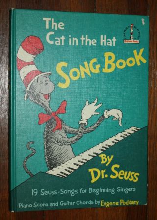 The Cat In The Hat Song Book By Dr.  Seuss