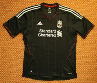 2012 - 2013 Liverpool Fc,  Away Football Shirt By Adidas