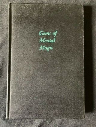 John Brown Cook And Arthur Buckley - Gems Of Mental Magic / First Edition