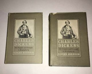 1952 Charles Dickens: His Tragedy And Triumph A Biography Edgar Johnson Vol 1&2