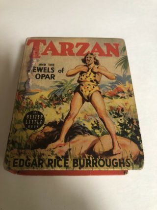 Vintage Big Little Book Tarzan And The Jewels Of Opar By Edgar Rice Burroughs