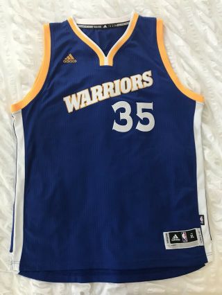 Kevin Durant Golden State Warriors Jersey Xl Adidas Swingman Stitched Crossover