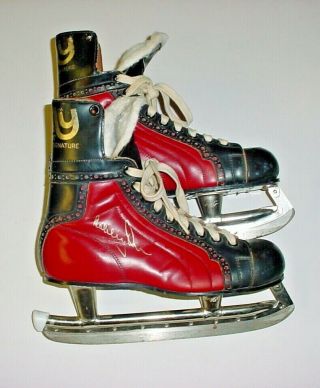 Vintage Bobby Orr Rally Signature Series Hockey Skates Nhl Chicago Blackhawks