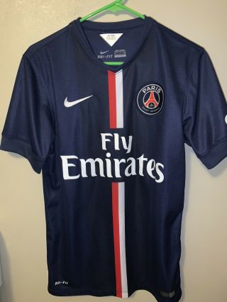 Nike Psg Soccer Jersey Mens Size Small Lucas Moura Jersey 7 Euc