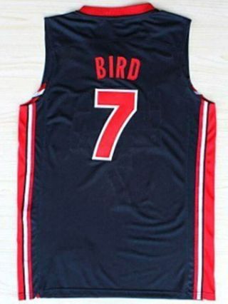 Larry Bird Jersey 7 1992 Usa Dream Team Olympic Sewn Basketball Jersey