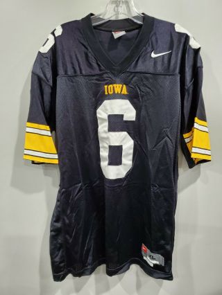 Rare Vintage 90s Nike Authentic Iowa Hawkeyes 6 Football Jersey Mens Xlsewn