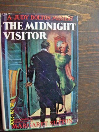 Judy Bolton The Midnight Visitor Margaret Sutton 1939 12 Hc/dj 1st Ed 1st Prnt