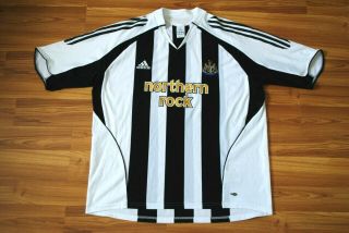 Newcastle United Home Football Shirt 2005 - 2006 - 2007 Jersey Adidas Size Mens Xxl