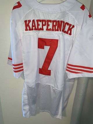 Nike Nfl San Francisco 49ers Colin Kaepernick 7 Jersey Mens Size 48 Authentic