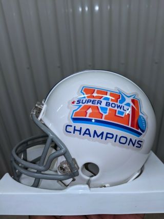 Indianapolis Colts 2007 Bowl Xli 41 Champions Mini Helmet Nfl Riddell