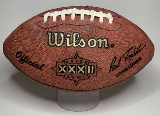 Authentic Wilson The Duke Bowl Xxxii (32) Denver Broncos Game Ball