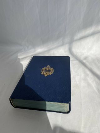 Us Naval Academy School Holy Bible With Maps 1960s Officer Canidate