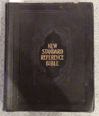 1936 Standard Reference Bible Blue Ribbon Hertel Red Letter Edition