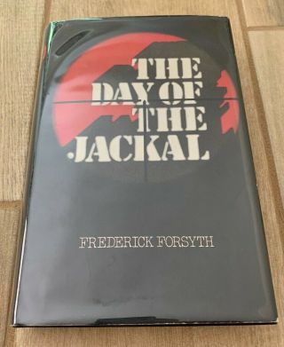 The Day Of The Jackal Frederick Forsyth 1st Uk Ed 8th Imp.  Vg,  Hard Cover Hc