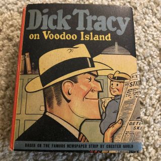 Dick Tracy On Voodoo Island Big Little Book 1478 Vintage Hardcover Better
