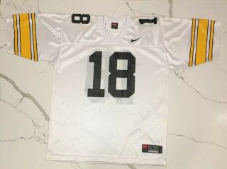 Iowa Hawkeyes Football Jersey Nike Number 18 Ncaa Size Large Authentic Team