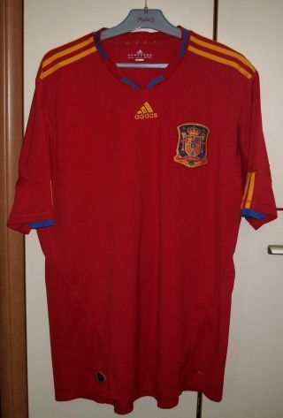 Spain 2010/2011 World Cup Winners Home Football Shirt Jersey Camiseta Adidas 2xl