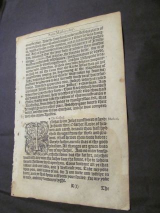 1564 - Book of Common Prayer Leaf - The Annunciation of the Virgin Mary 2