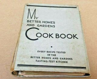 My Better Homes And Gardens Cookbook (12th Printing) 1935 Vintage Binder