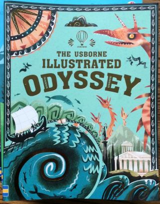 Usborne Illustrated Odyssey By Homer C2019 Paperback Unabridged & Complete
