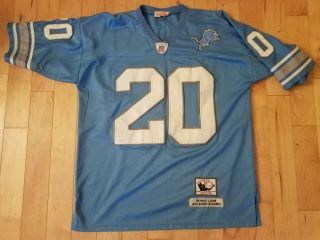 Mitchell And Ness Detroit Lions Barry Sanders Jersey Adult Size 54