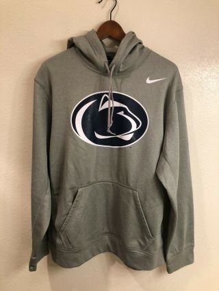 Penn State Nittany Lions Authentic Nike Therma - Fit Hoodie Sweatshirt (size: L)