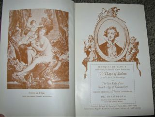 Bloch,  120 Days Of Sodom,  Marquis De Sade,  1934 Illustrated Limited Edition