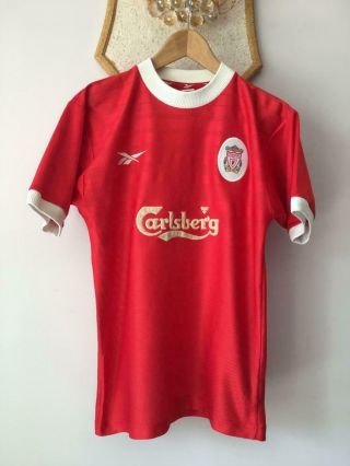 Liverpool 1998 2000 Home Football Soccer Shirt Jersey Reebok Vintage Youth Small