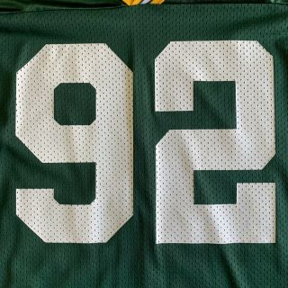 Vintage Champion Reggie White Mesh Green Bay Packers NFL Jersey Size 44 3