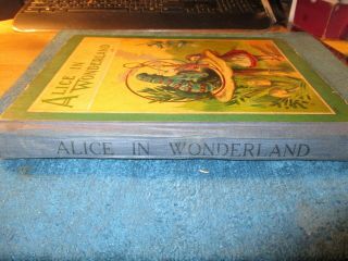 RARE ALICE ' S ADVENTURES IN WONDERLAND MCLOUGHLIN BROS 1903 GREAT COVER ART 2