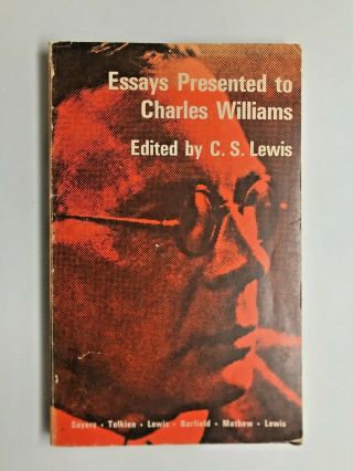 Essays Presented To Charles Williams (1968) Ed.  By C.  S.  Lewis,  Tolkien,  Sayers