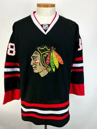 Patrick Kane Chicago Blackhawks Ccm Reebok Nhl Hockey Jersey Sewn Size 54