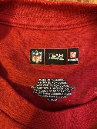 Colin Kaepernick Jersey T - Shirt NFL Team Apparel San Francisco 49ers Men Medium 3
