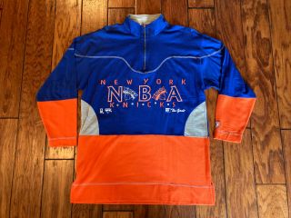 Vintage 90’s The Game York Knicks Nba Shirt Spellout Color Block M Ls