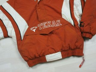 Vintage Starter Texas Longhorns Parka Puffer Jacket Coat Size Youth Kids (M) VTG 3