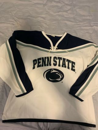 Penn State Nittany Lions White Hockey Jersey (size Mens Xl)