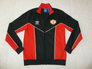 Vintage Manchester United Adidas Originals Trefoil Warm Up Jacket Mens S Small