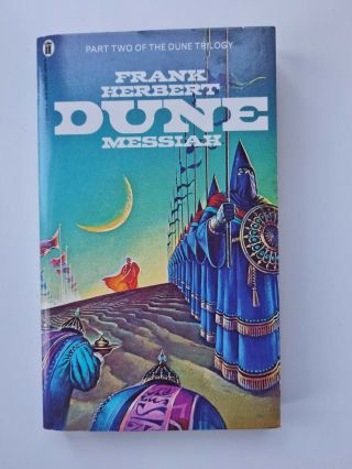 Dune Messiah Frank Herbert Vintage Paperback Science Fiction Part 2 Trilogy Book