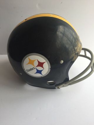 Vintage Pittsburgh Steelers Youth Football Helmet Rawlings Hnfl - Medium