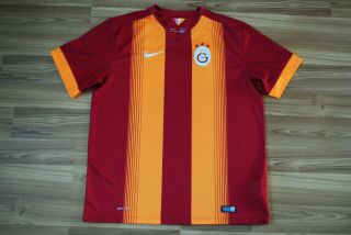 Galatasaray Turkey Football Shirt 2014 - 2015 Home Jersey Size Mens Xl Nike Rare