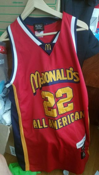 Guc Carmelo Anthony Mcdonalds All American Jersey High School Legends Size 52
