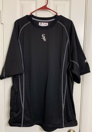 Chicago White Sox Majestic Jersey Mens Size Large With Pockets