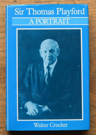Old Book Sir Thomas Playfod 1983 Liberal Premier Of South Australia For 27 Years