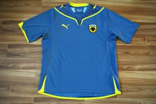 Aek Athens Fc Puma Football Shirt 2009/2010 Third Greece Soccer Jersey Size Xl