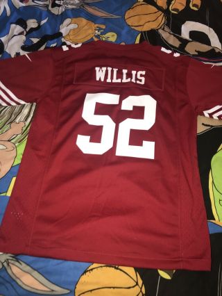 2013 Nike Sf 49ers Patrick Willis Jersey Youth Large (14 - 16) On Field Team Edt