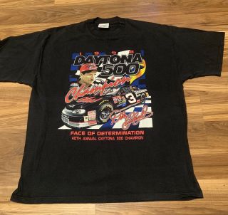 Vtg 1998 Daytona 500 Dale Earnhardt Champion 2xl Nascar 50th Anniversary T Shirt