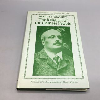The Religion Of The Chinese People - Marcel Granet 1975 Harper & Row Publishers