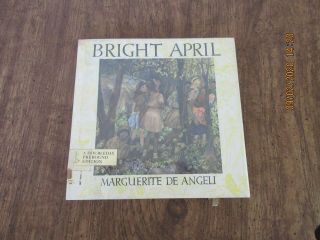 Vtg Hc Book,  Bright April By Marguerite De Angeli,  1946 First Edition